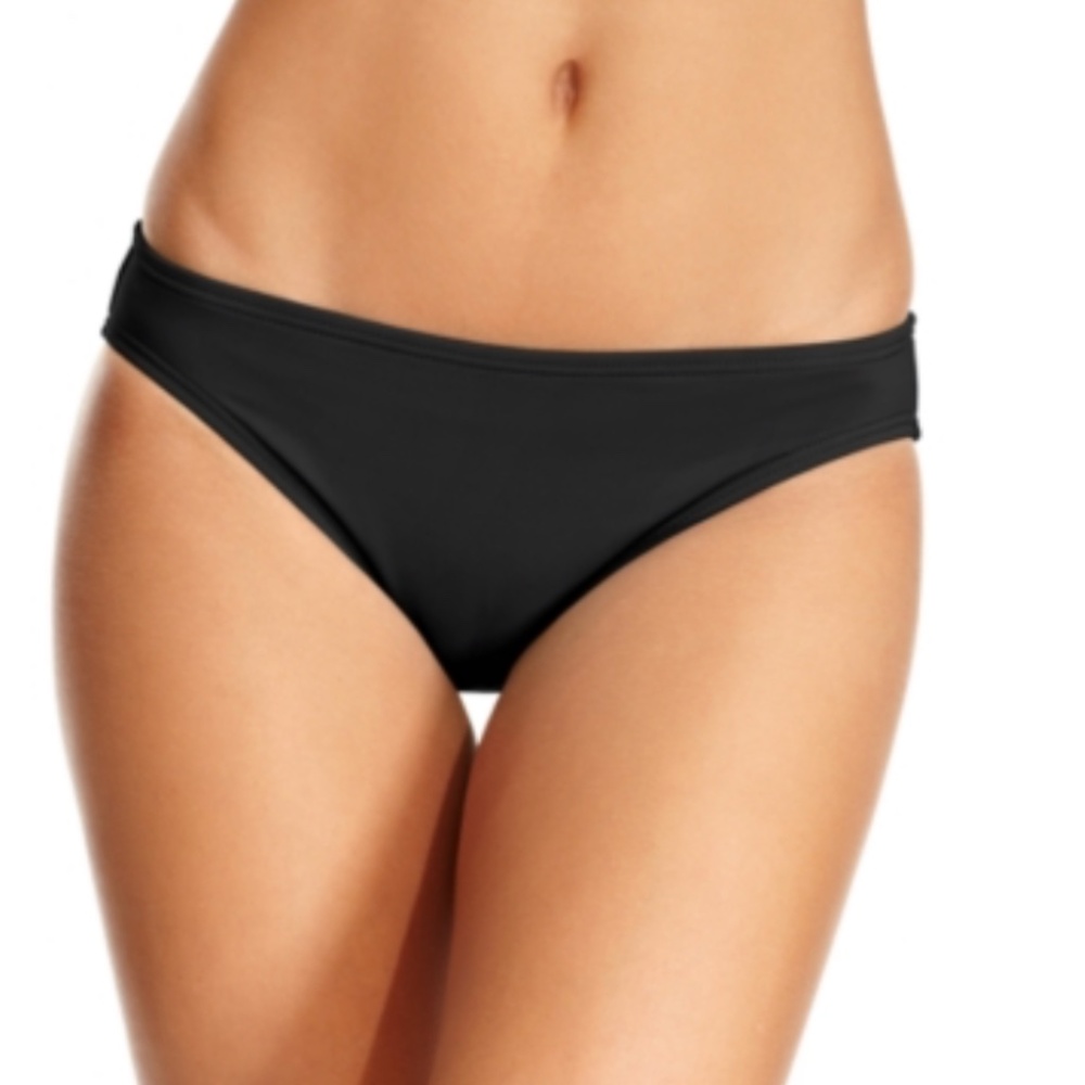 MICHAEL KORS Women S Black Stretch Lined Moderate Coverage Hipster Swims NWT